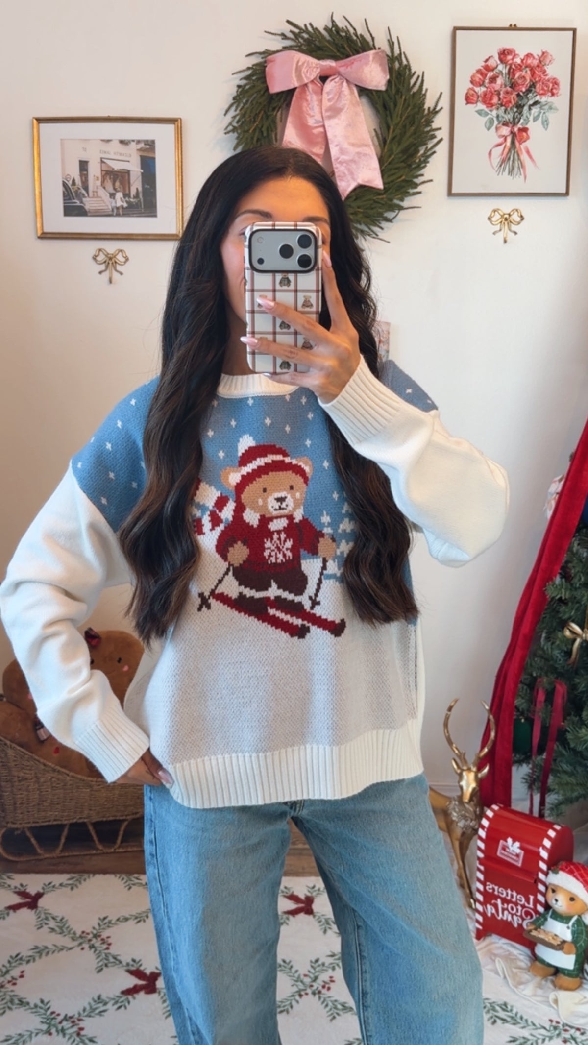 Beary Merry Ski Lodge Sweater