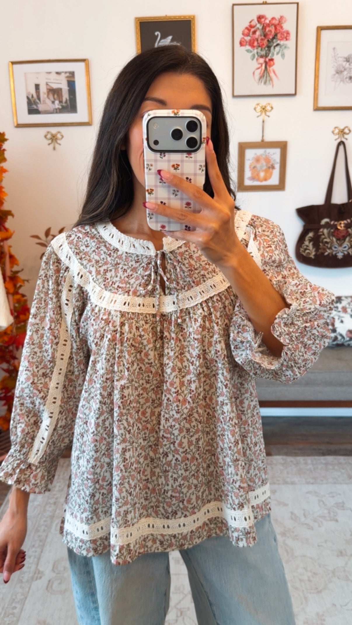 Miss Patty's Garden Blouse