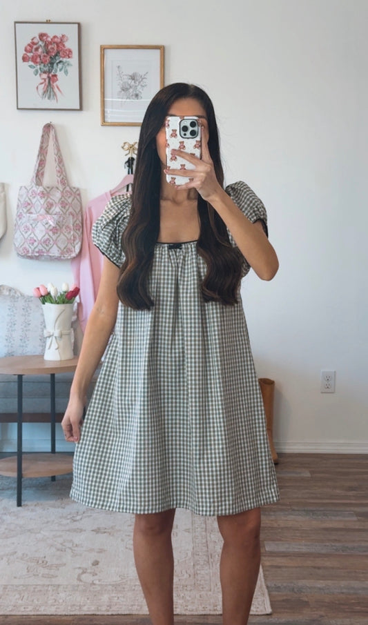 Darling Gingham Mini Dress