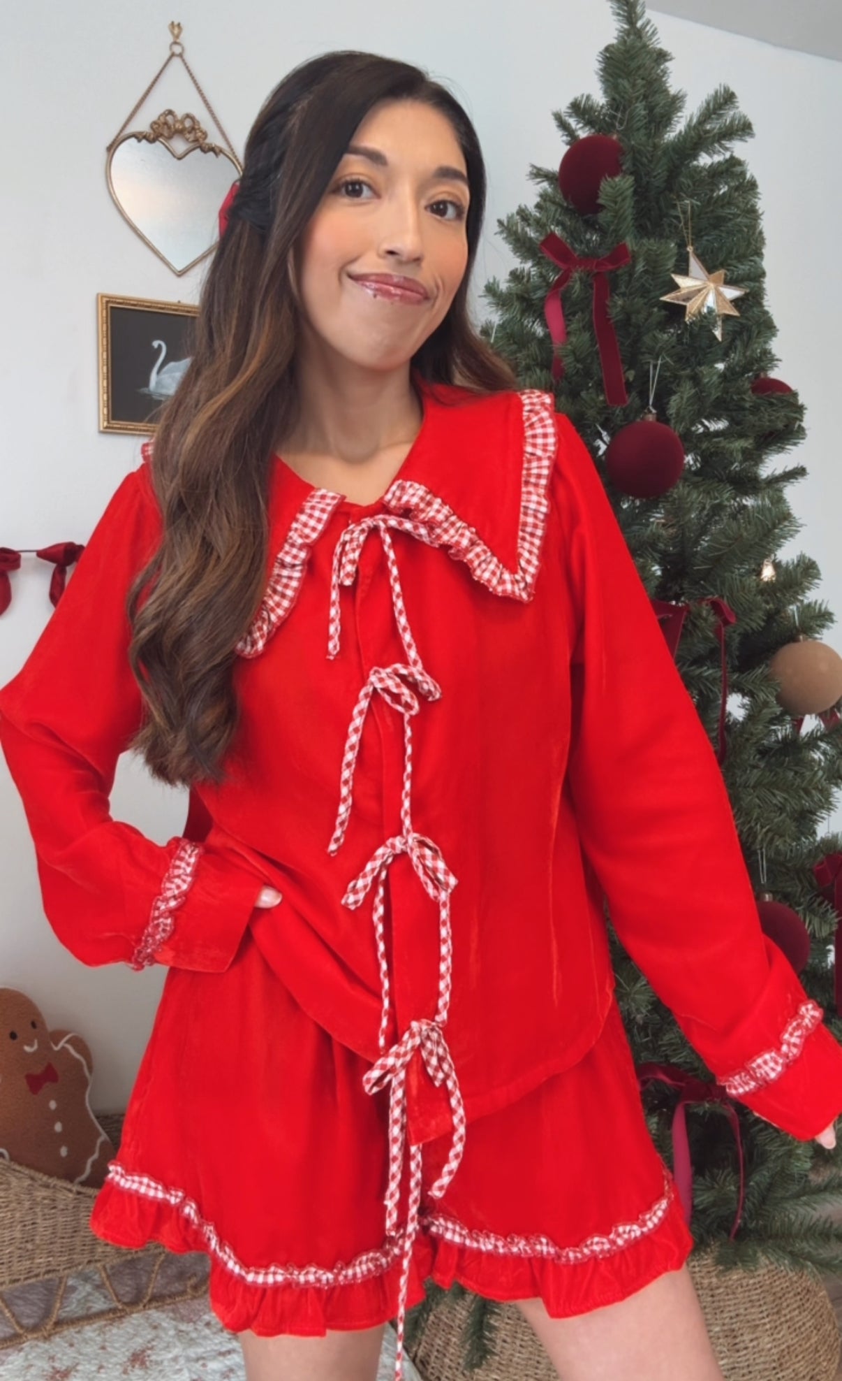 Santa Baby Velvet Set