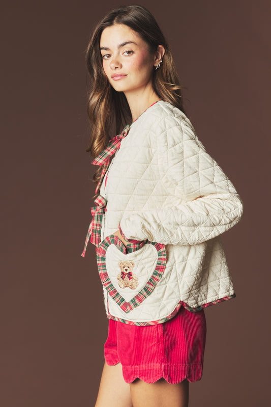 Teddy's Enchanted Holiday Jacket - Cream