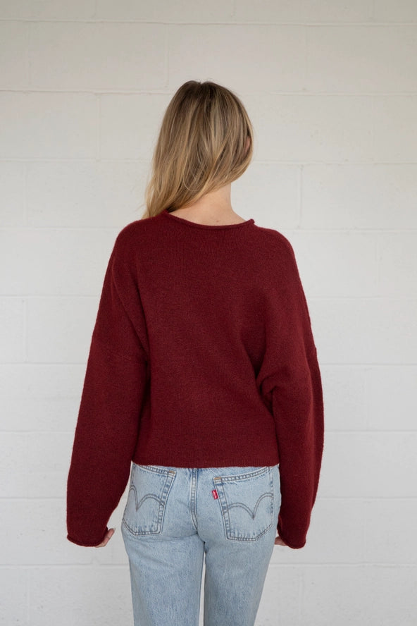 Evermore Cardigan - Wine