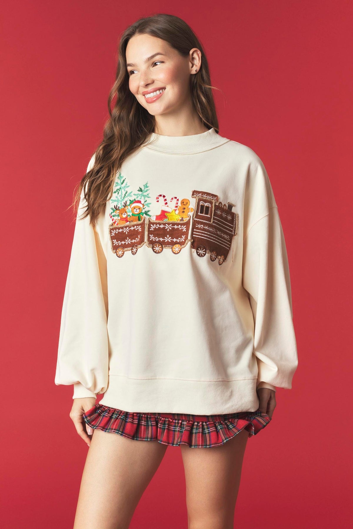 Sugar Cookie Express Mockneck