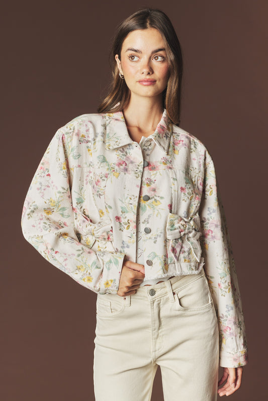 Fall in Full Bloom Bow Jacket