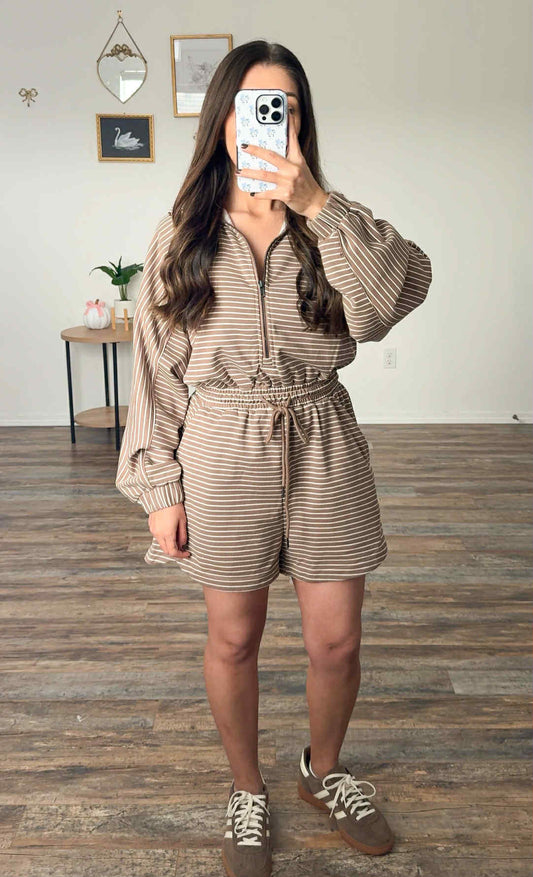The Mocha Lounge Romper