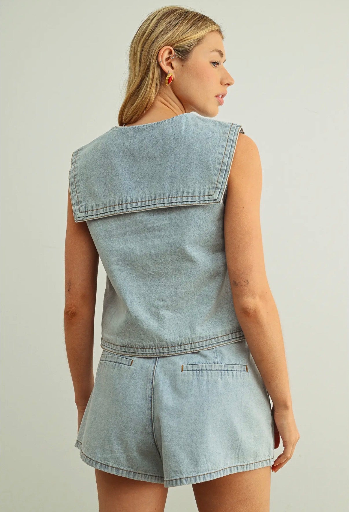 Darling Sailor Denim Set