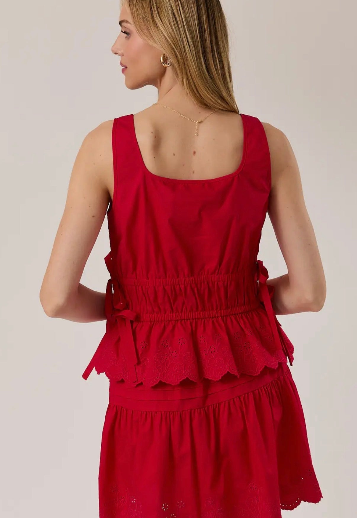 Strawberry Beach Skirt Set