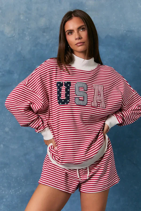 USA Red Stripe Set