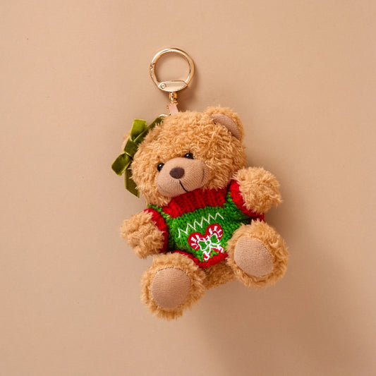 Merry Little Bear Bag Charm
