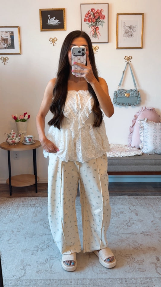Butter Yellow Barrel Pants