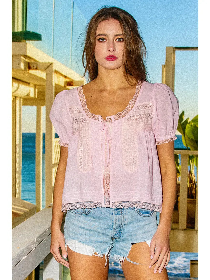 Grace Blush Blouse