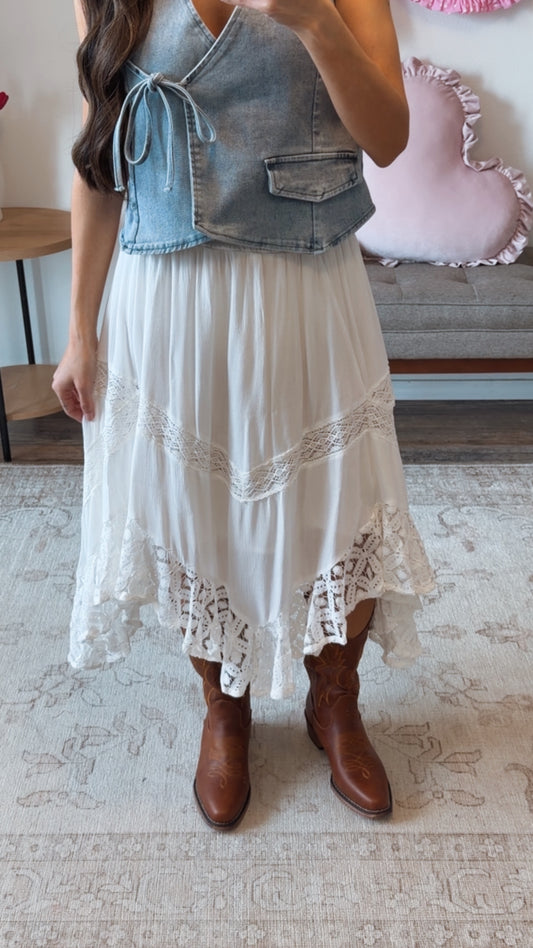 Southern Charm Midi Skirt
