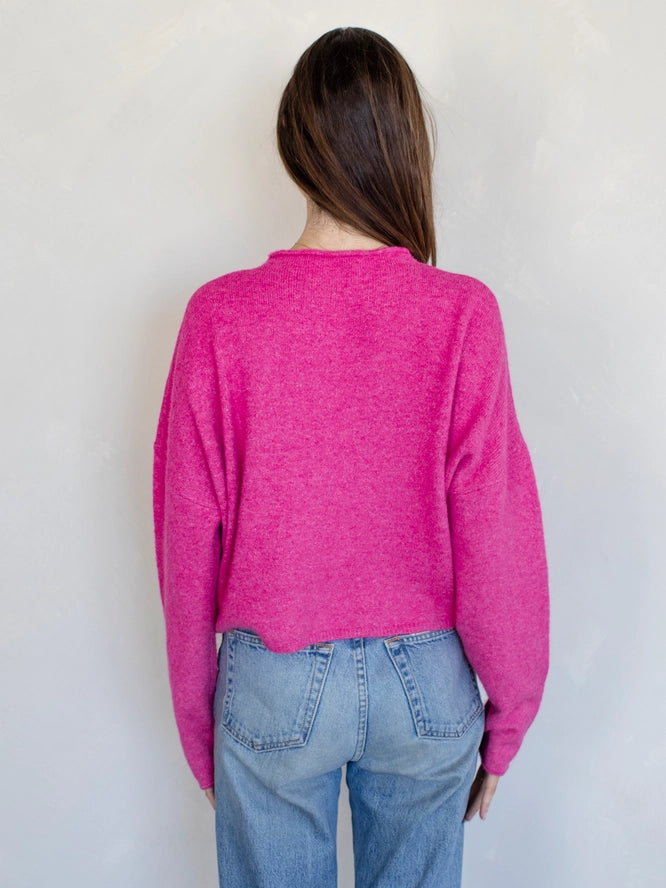 Rosetta Cardigan - Fushia