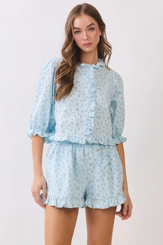 Belle Blossom Short Set