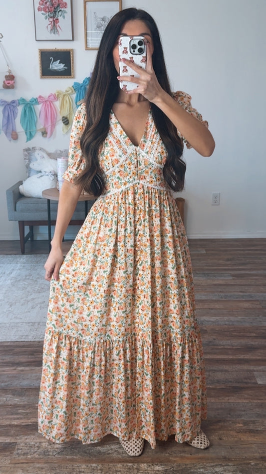 Sunny Orchard Maxi Dress