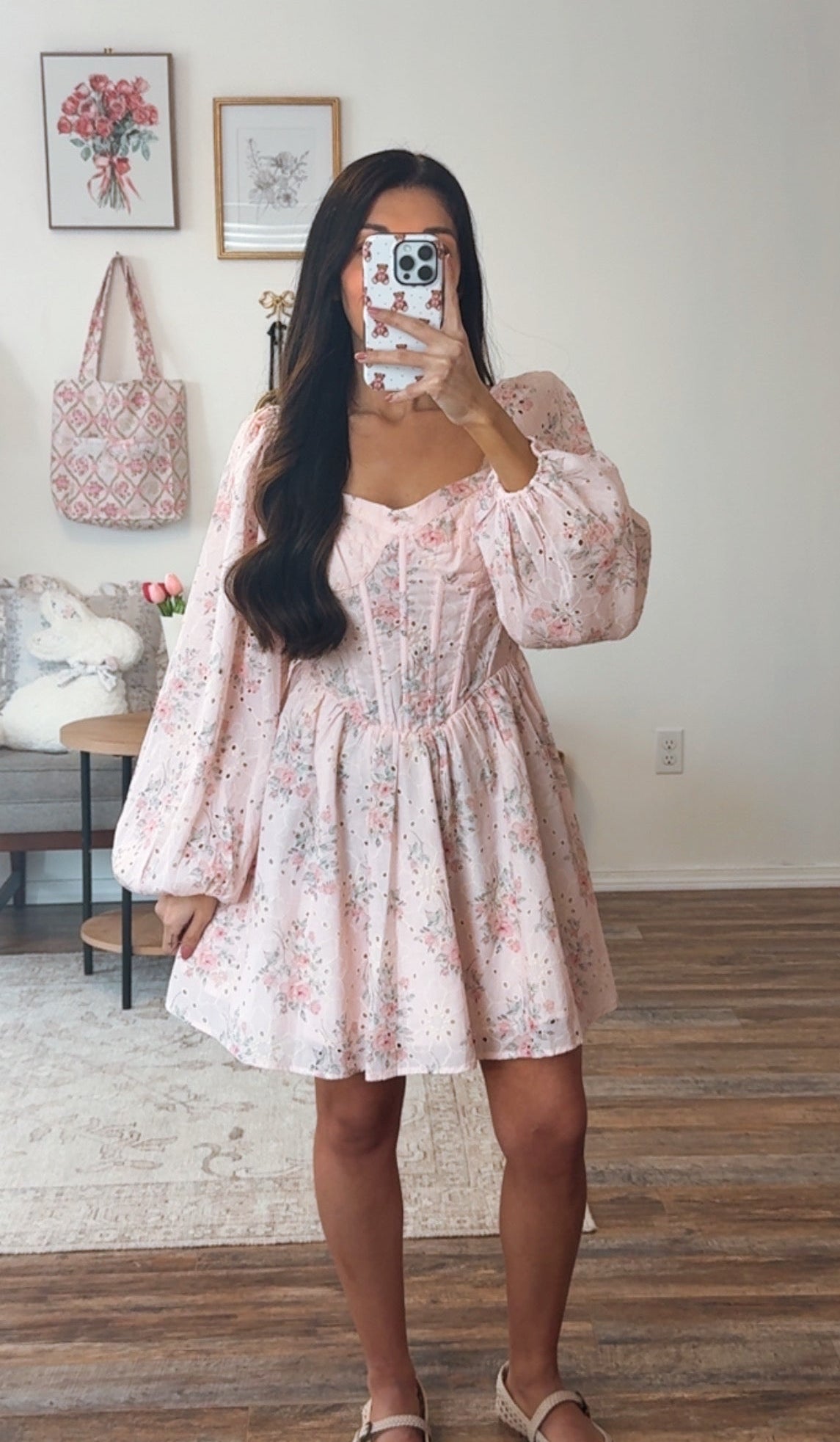 Blush Penelope Floral Mini Dress Blush Penelope Floral Mini Dress