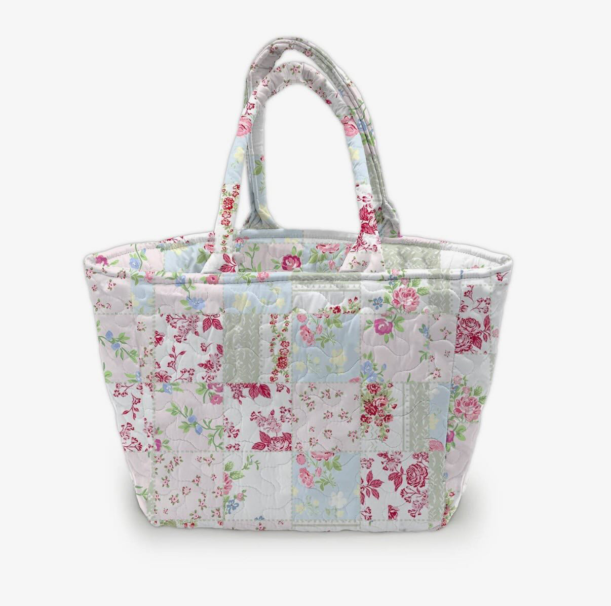 Sunday Garden Quilted Tote - Medium size