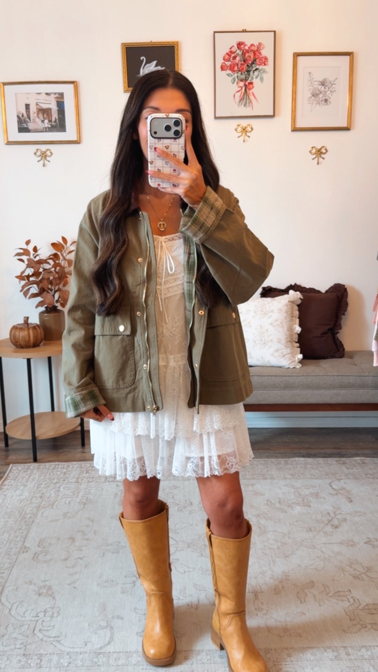 Meadow Brook Barn Jacket - Olive Green