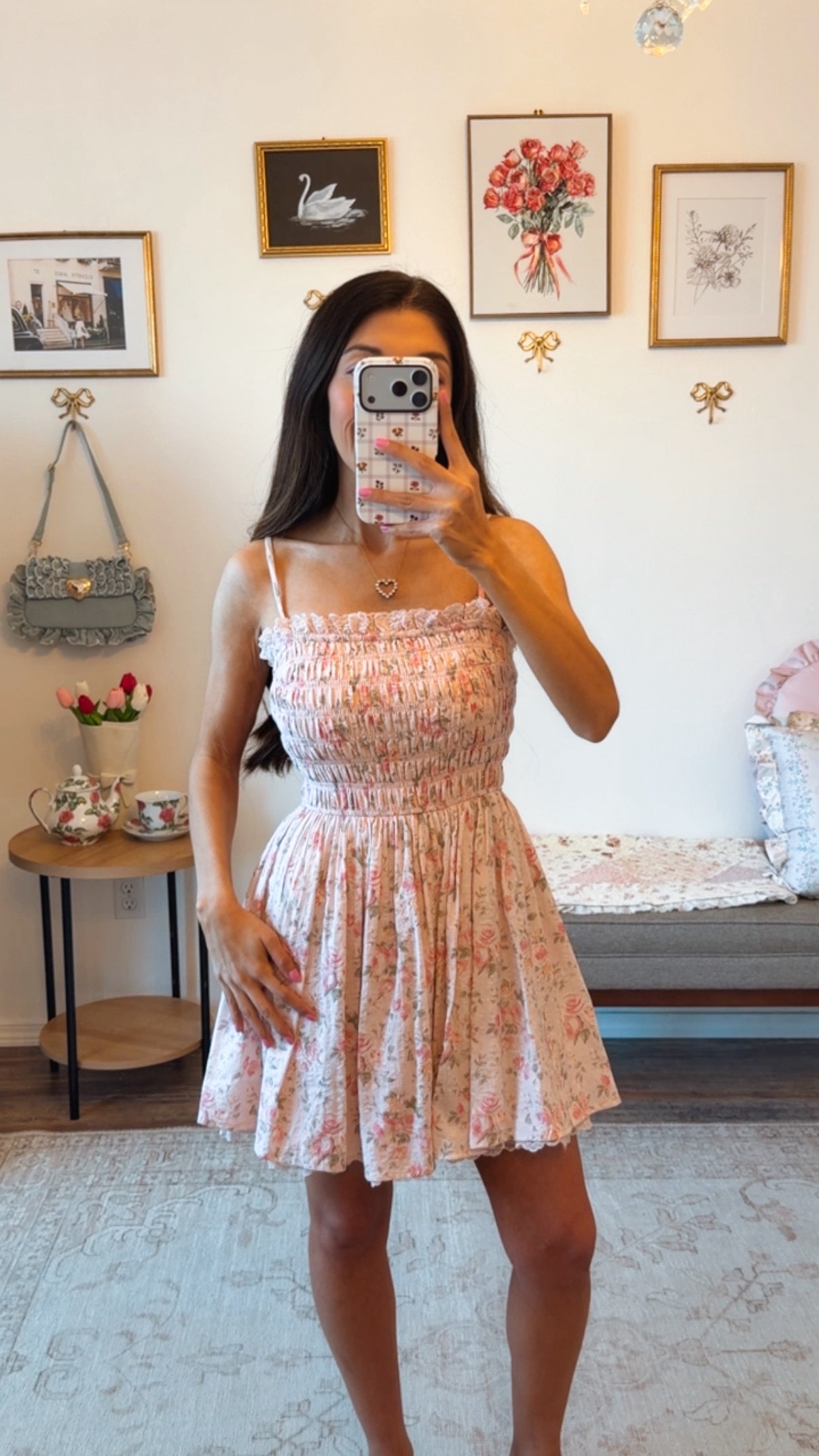Petals and Promises Mini Dress