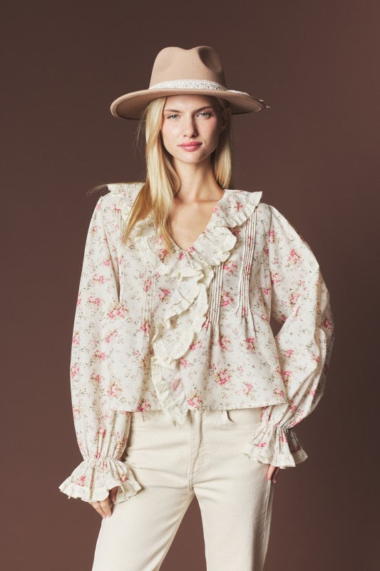 Autumn Blooms Blouse