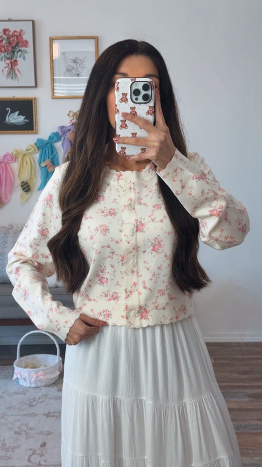 Rosalie Floral Cardigan