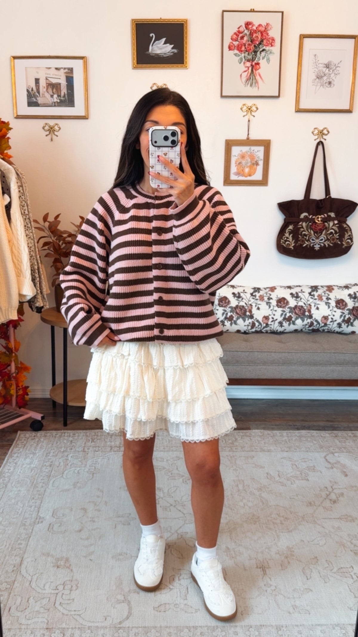 Paul Anka Ruffle Skort