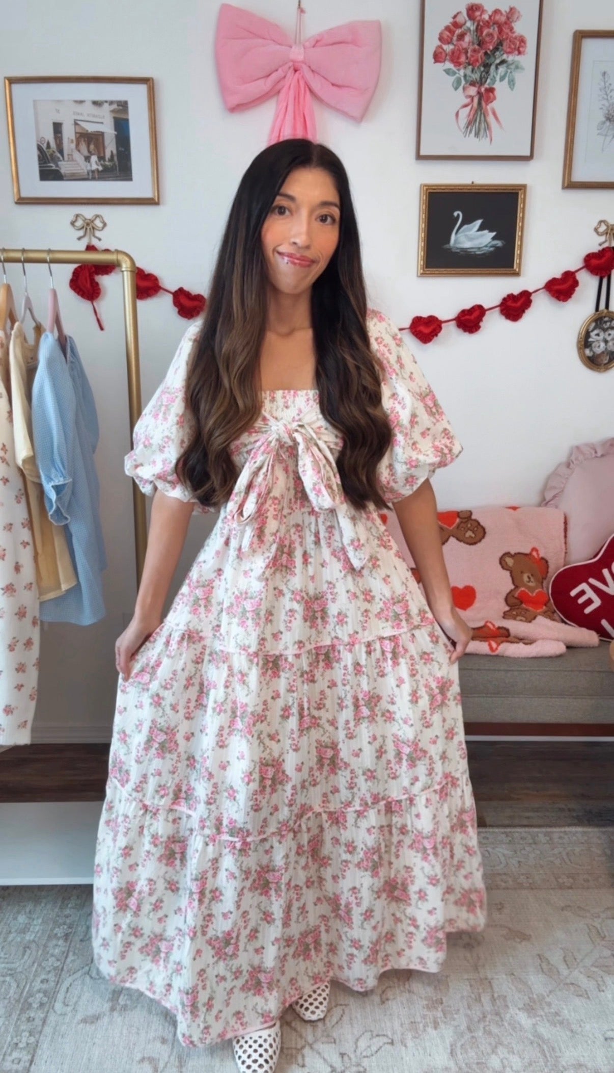 blossom maxi dress Lila Blossom Maxi Dress