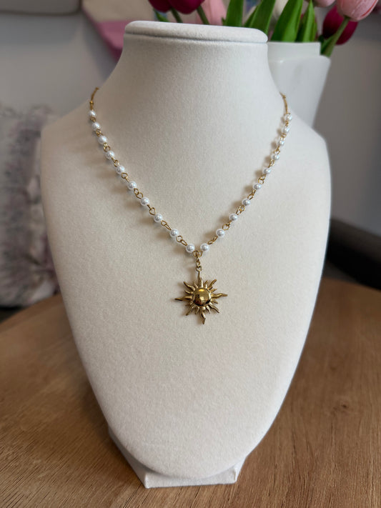 Midnight Sun Beaded necklace