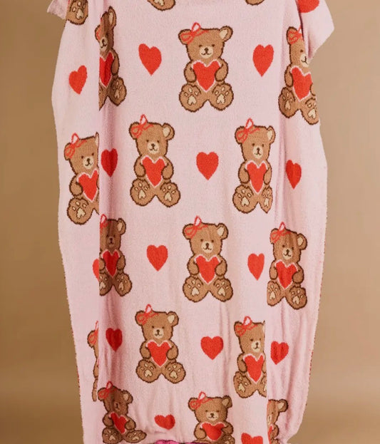 Beary Loved Teddy Blanket