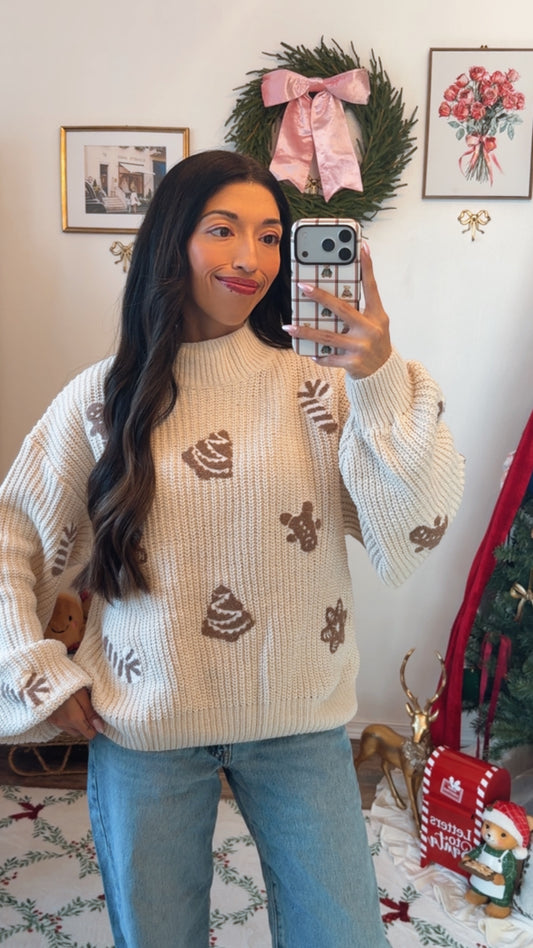 Gingerbread Bakery Knit Sweater
