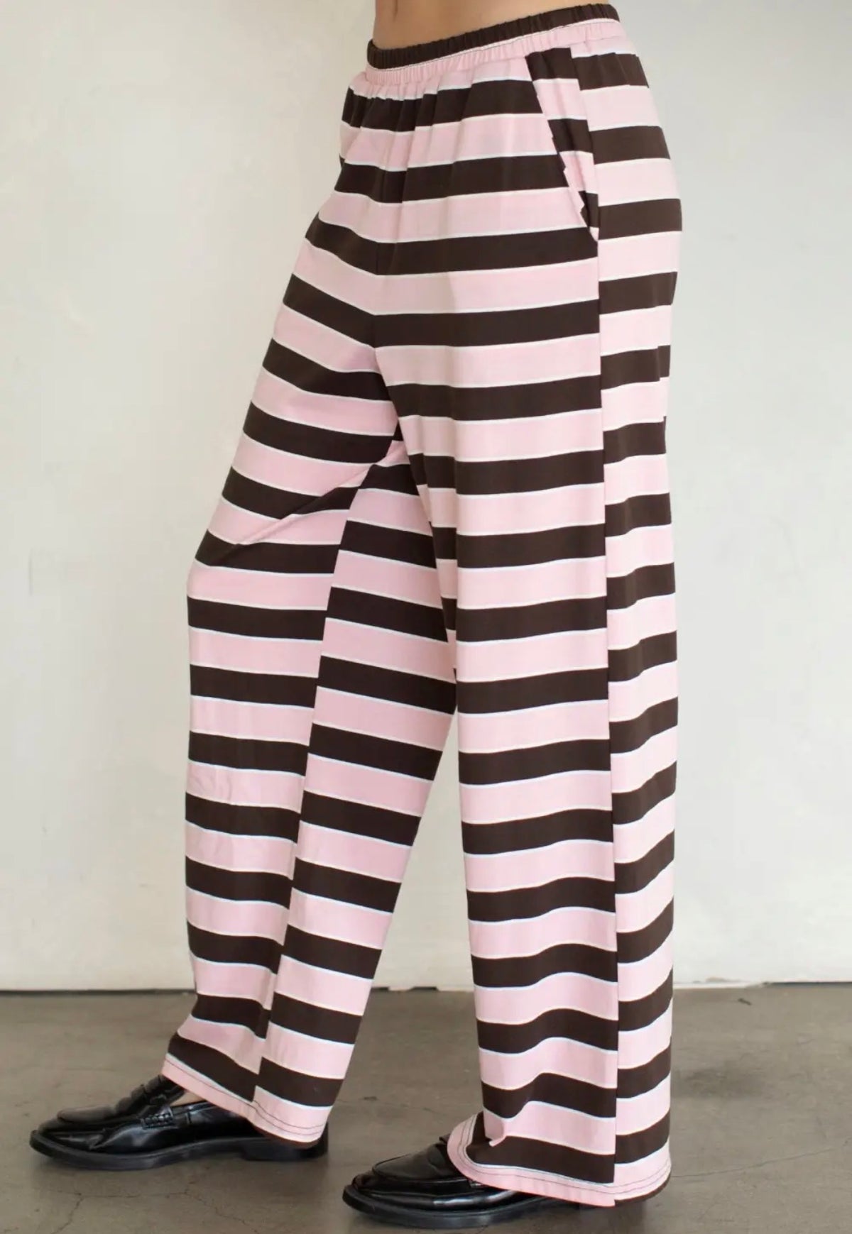 Strawberry Mocha Stripe PANT ONLY