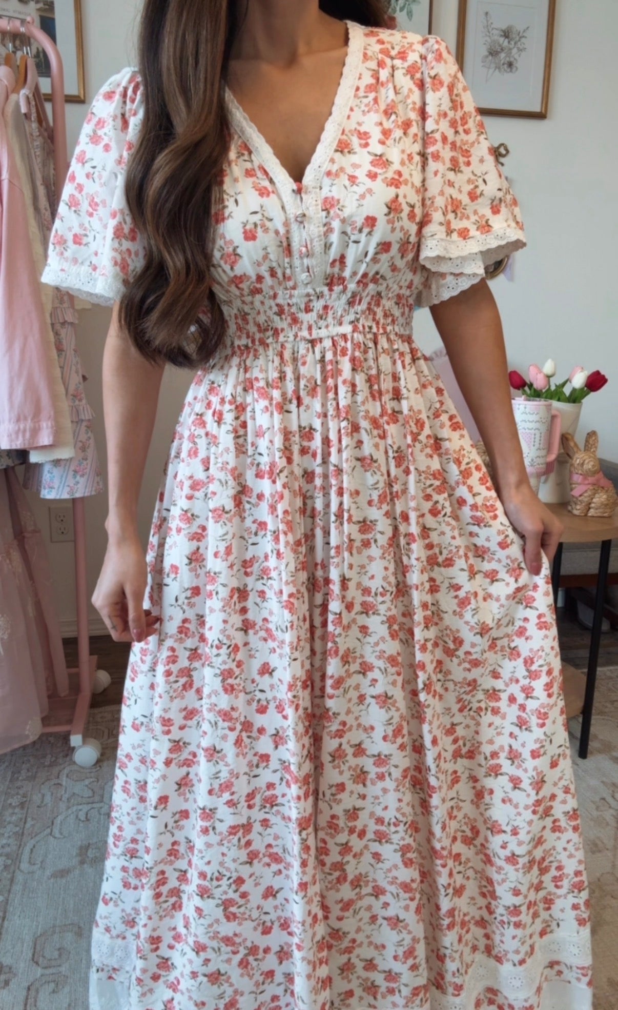English Rose Maxi Dress
