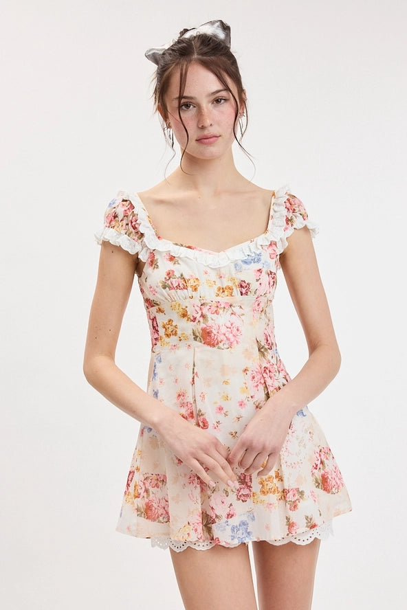 Maribelle Floral Summer Romper