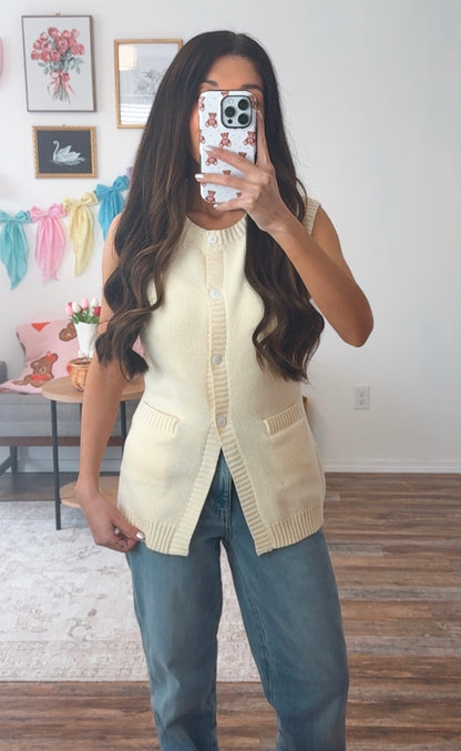 Butter Yellow Vest