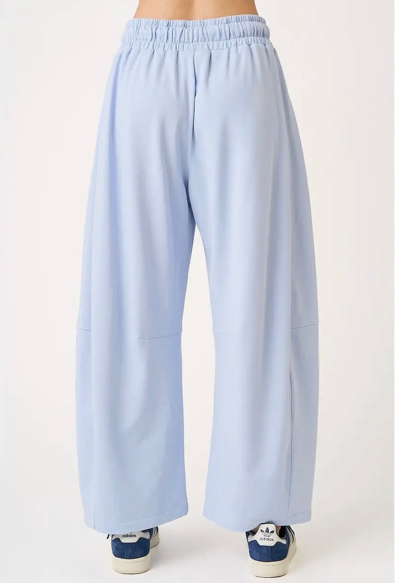 Sky Blue Barrel Lounge Pants