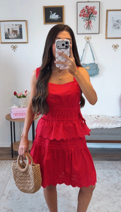 Strawberry Beach Skirt Set