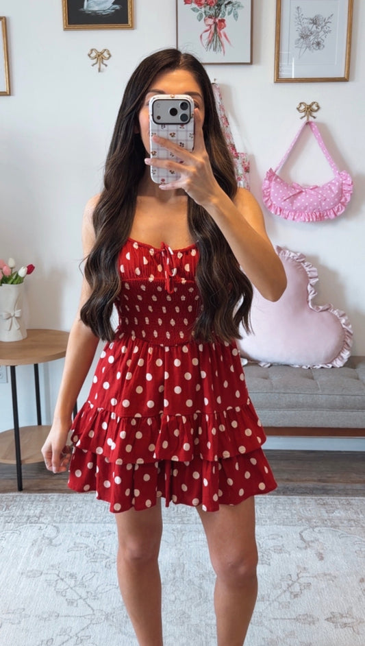 Berry Sweet Dottie Romper