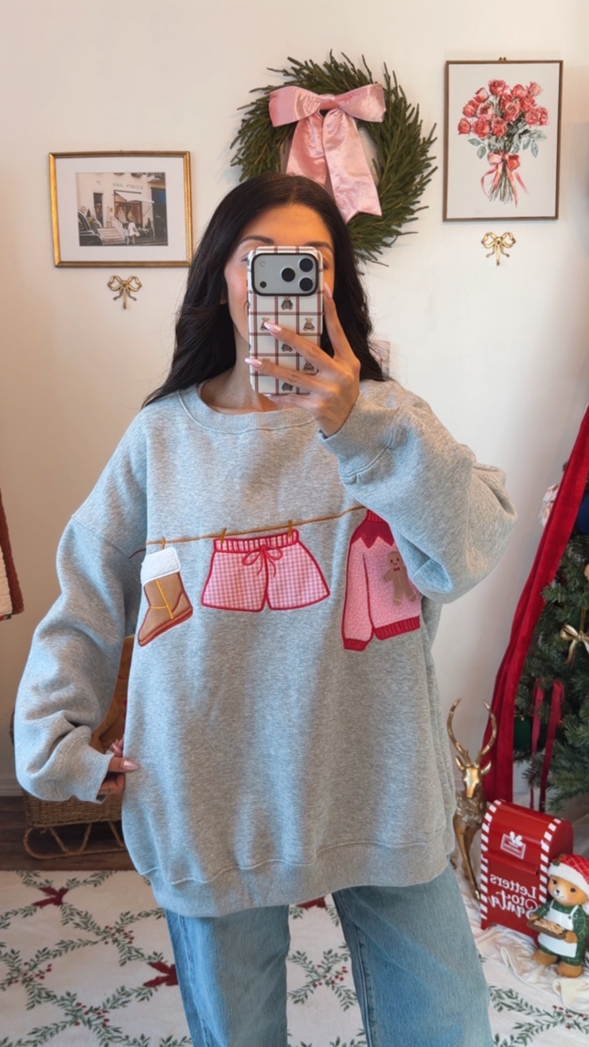 Merry Little Wardrobe Crewneck - Grey
