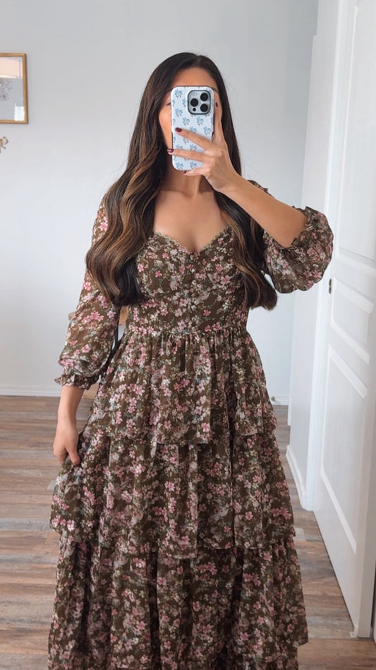Secret Garden Tiered Maxi