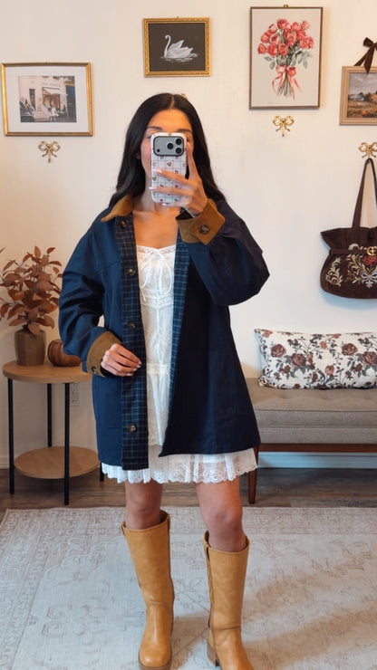 Briarwood Navy Barn Jacket