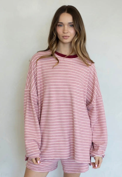 Strawberry Sunset Stripe Set