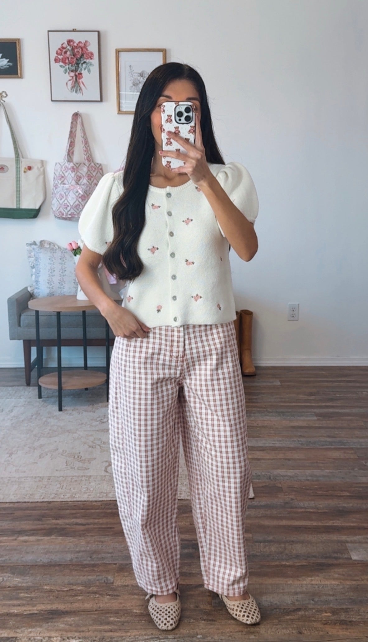 Elizabeth James Rose Top