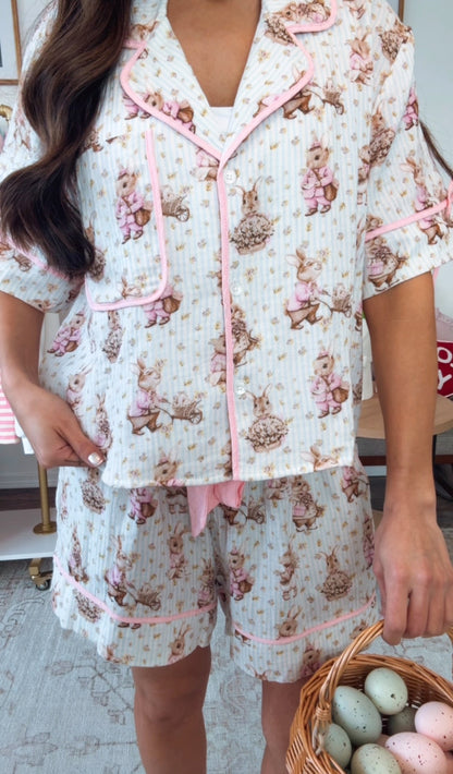 Pink Bunny Pajamas