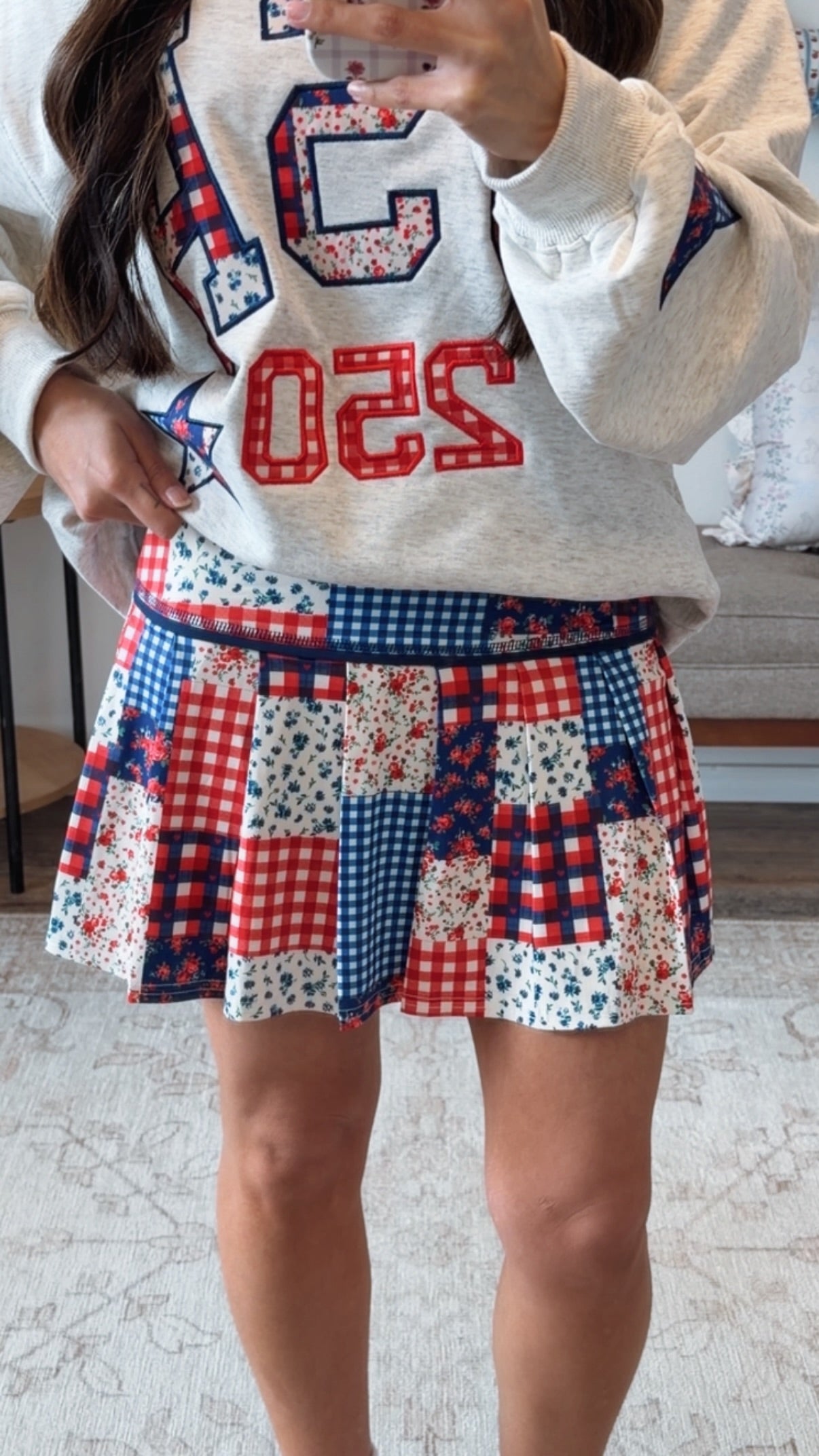 Liberty Patchwork Skort