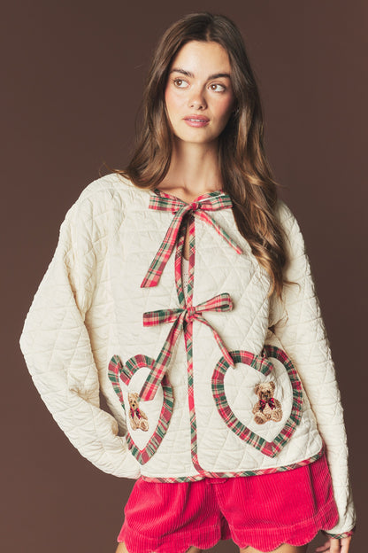 Teddy's Enchanted Holiday Jacket - Cream