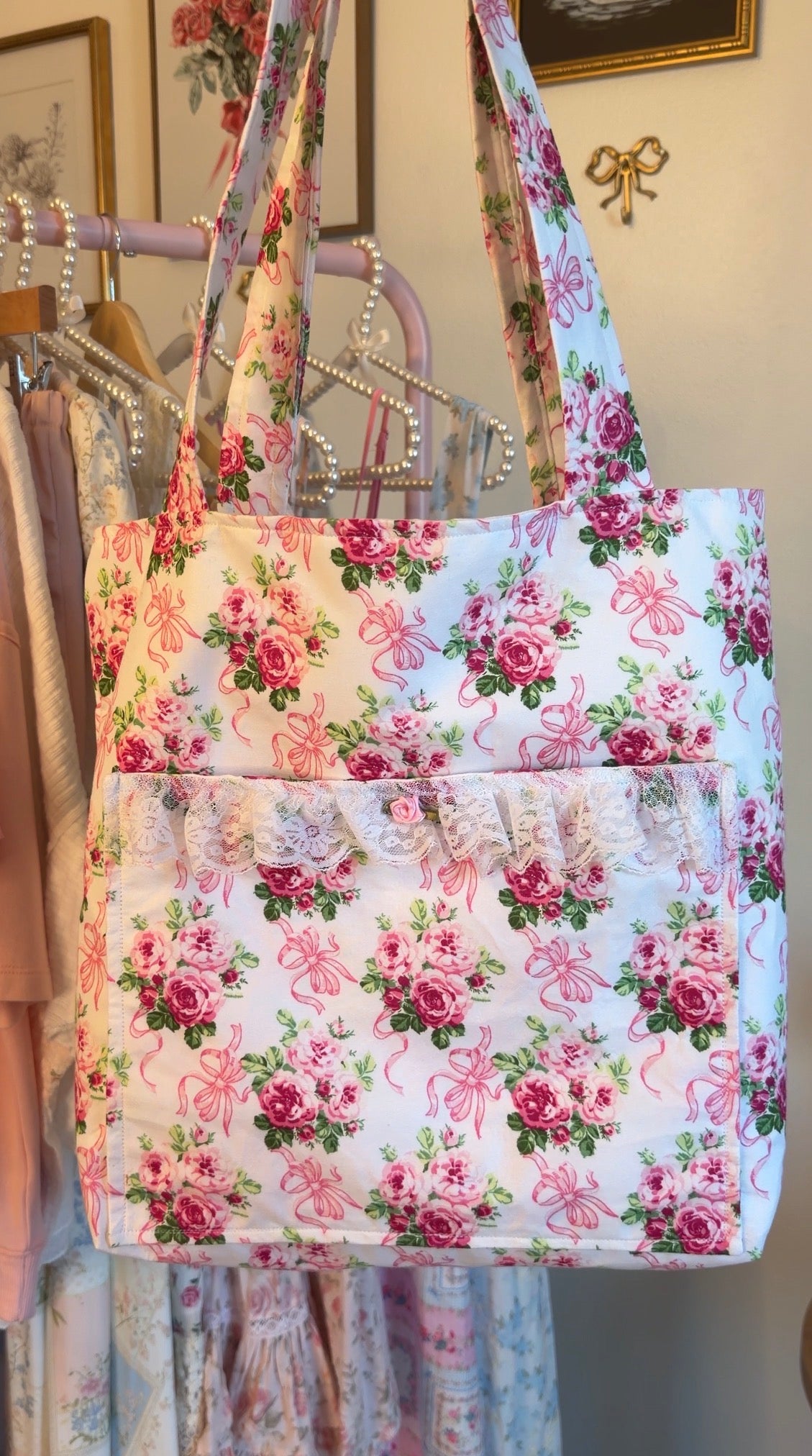 Ever After Rose Garden Tote Bag - PREORDER