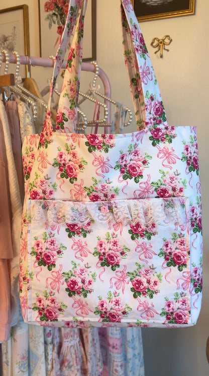 Ever After Rose Garden Tote Bag - PREORDER