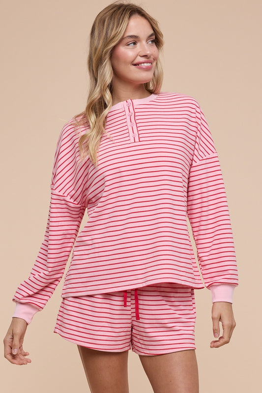 Strawberry Stripe Set