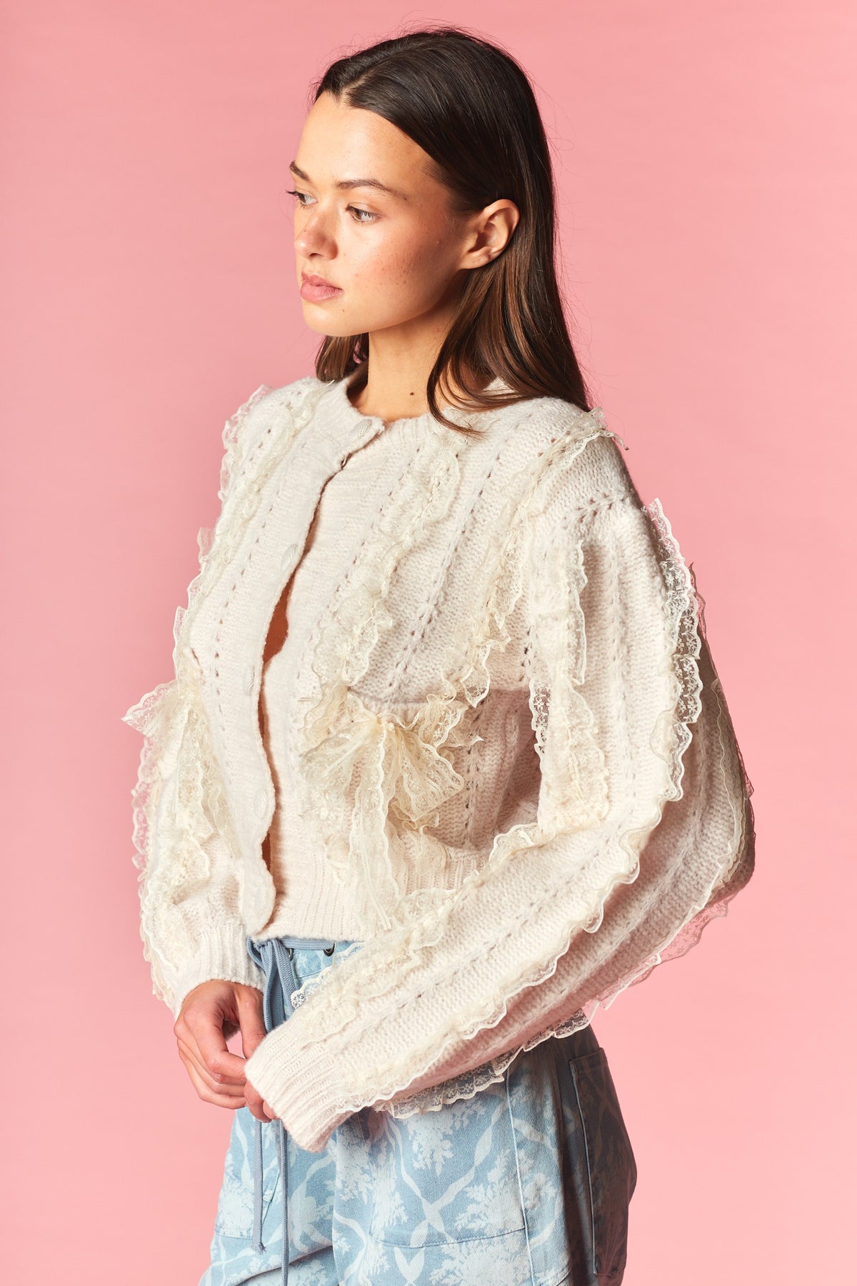 Honeycrisp Darling Bow Cardigan