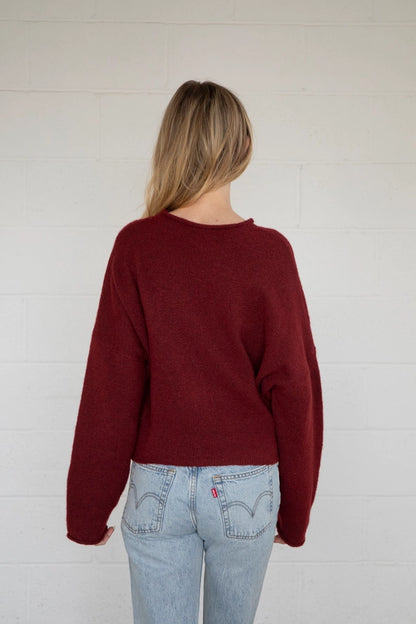 Evermore Cardigan - Wine